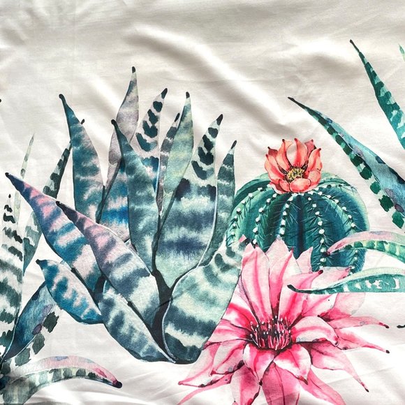 Tapestry Wall Art Floral Botanical Succulents Cactus Decorative Home Decor 60X78 - Picture 12 of 15